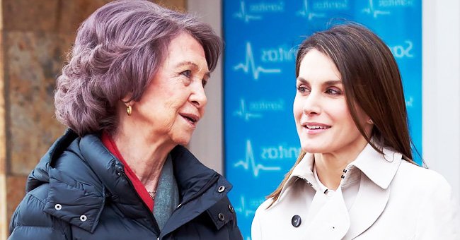 Doña Sofía y la Reina Letizia de España | Foto: Getty Images