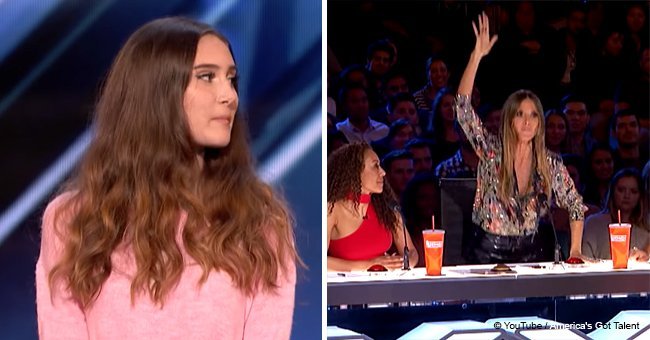 15-year-old girl gets golden buzzer for stunning performance of 'Warrior'