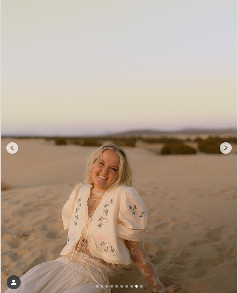 Emily Traveller, from a post dated April 22, 2025 | Source: Instagram/emilytrav