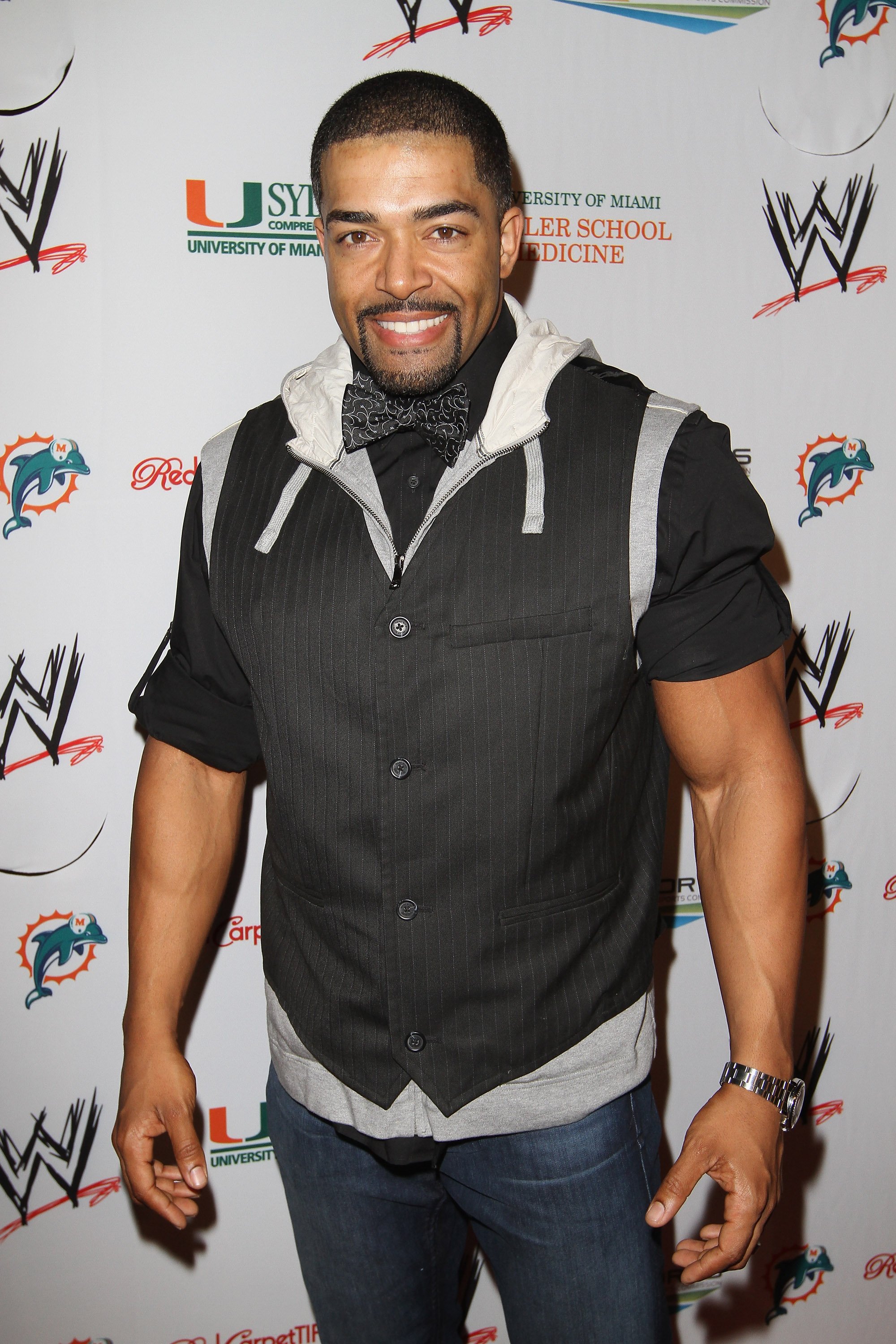 David Otunga at the WrestleMania Premiere Party on March 29, 2012, in Miami Beach, Florida. | Source: Getty Images