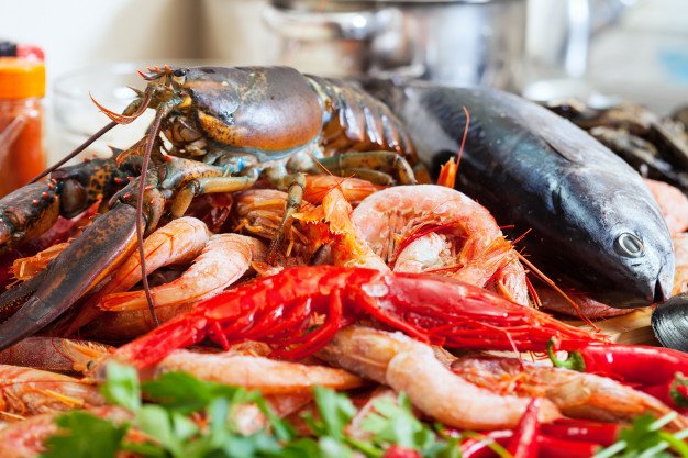 Pescados y mariscos. │Foto: Freepik