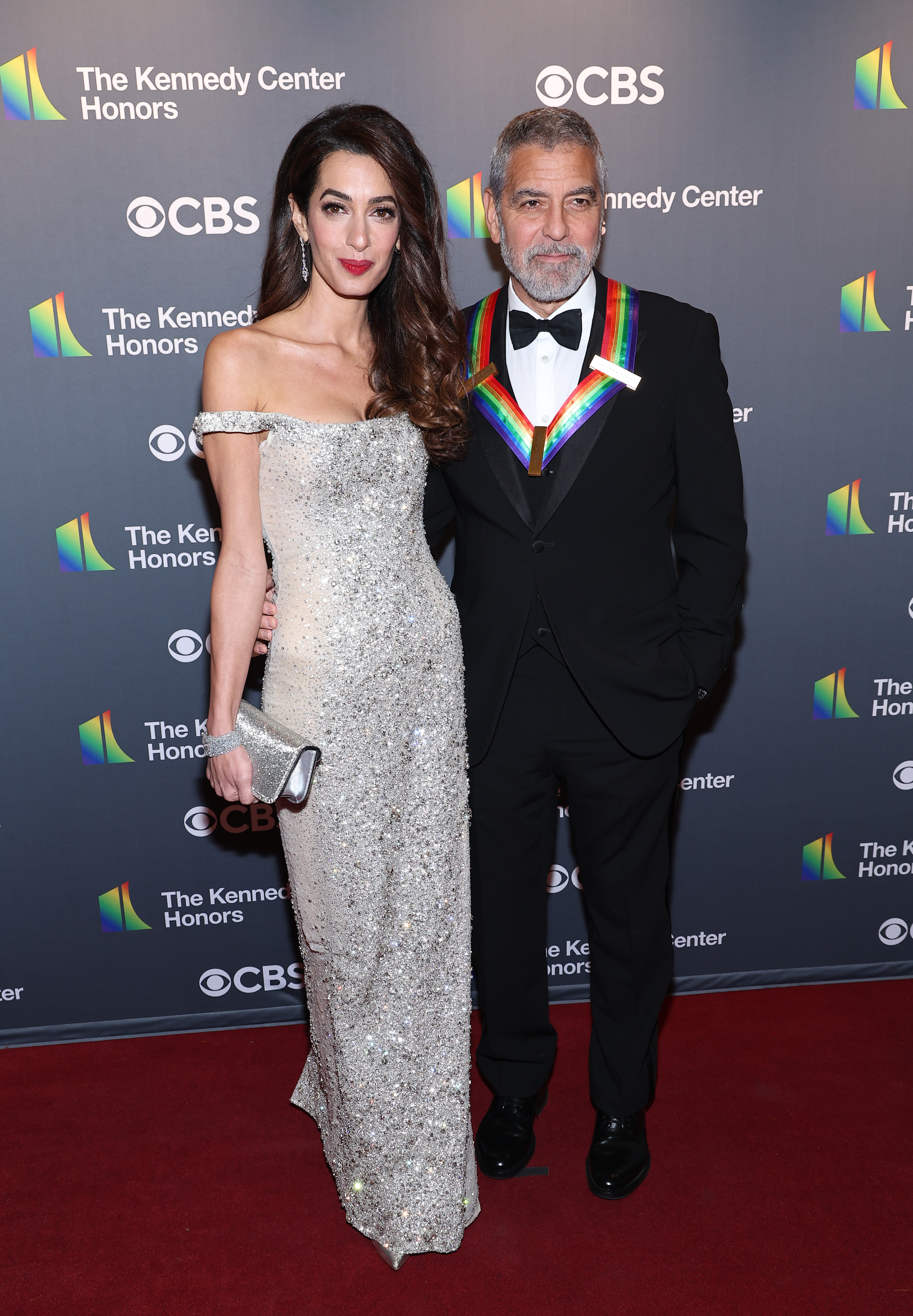 George and Amal Clooney attend the 45th Kennedy Center Honors ceremony on December 4, 2022 in Washington, DC | Source: Getty Images