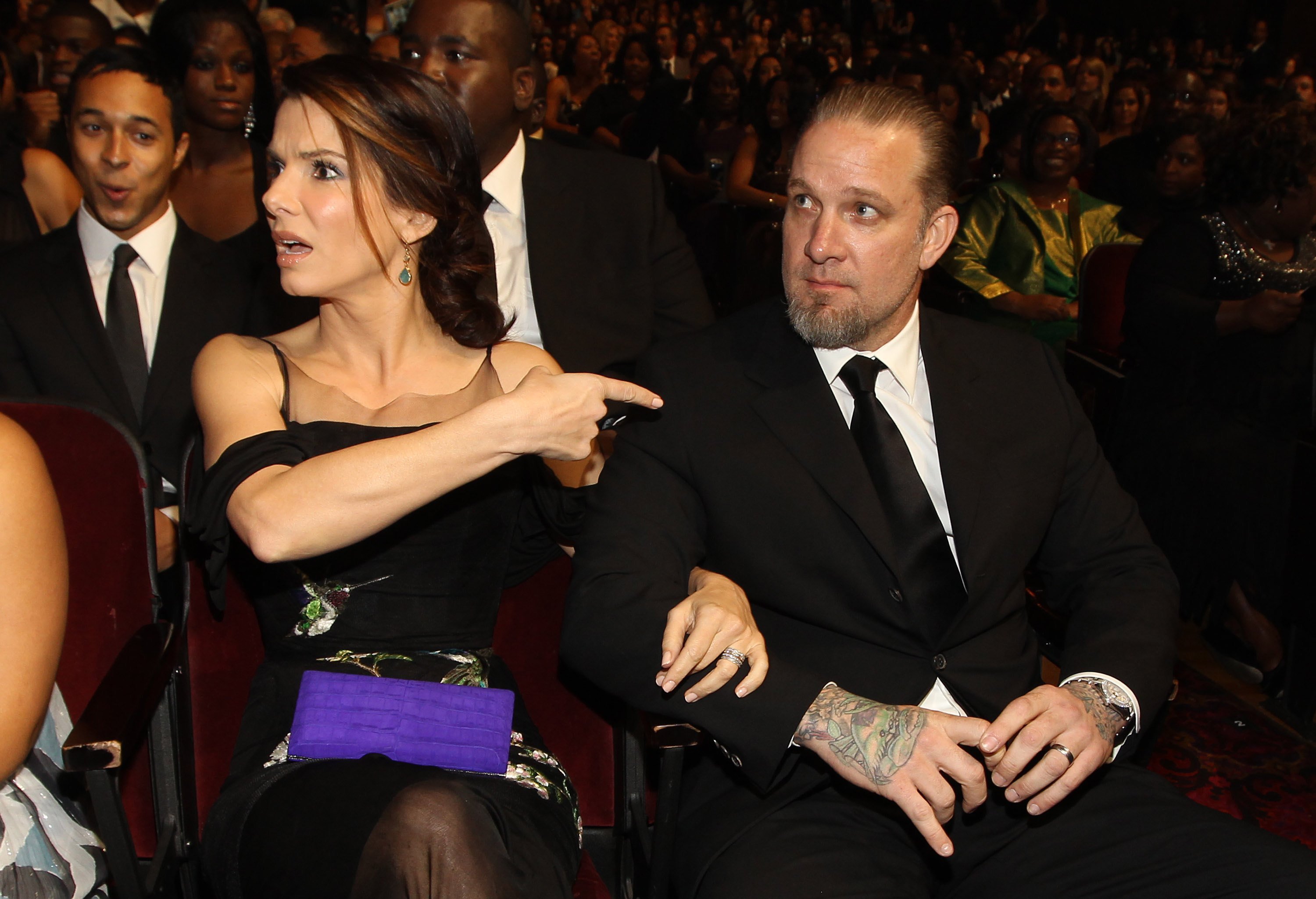 Sandra Bullock with her former husband Jesse James at the 41st NAACP Image Awards in Los Angeles on February 26, 2010. | Source: Christopher Polk/ Getty Images