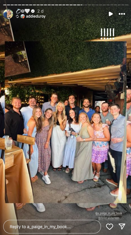 Paige Drummond and David Andersen celebrating their engagement with loved ones, posted on August 4, 2024 | Source: Instagram/a_paige_in_my_book