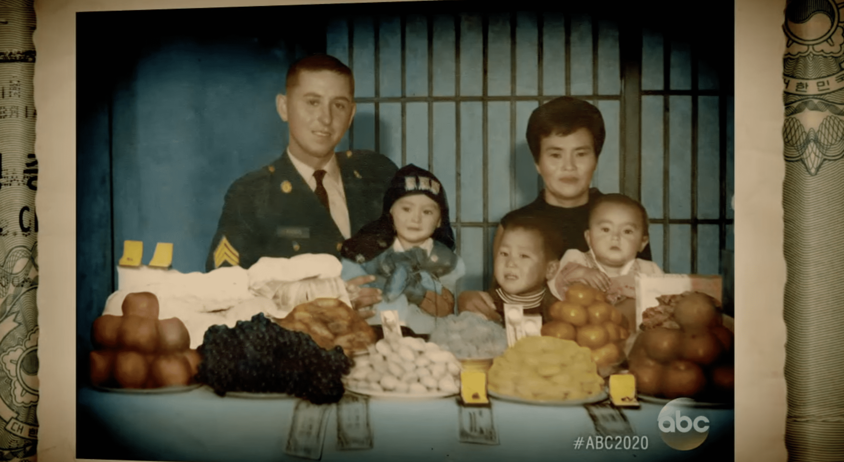 A family portrait of Thomas, Connie, their twins, and Connie's son, Jae-Im. | Photo: YouTube.com/ABC News