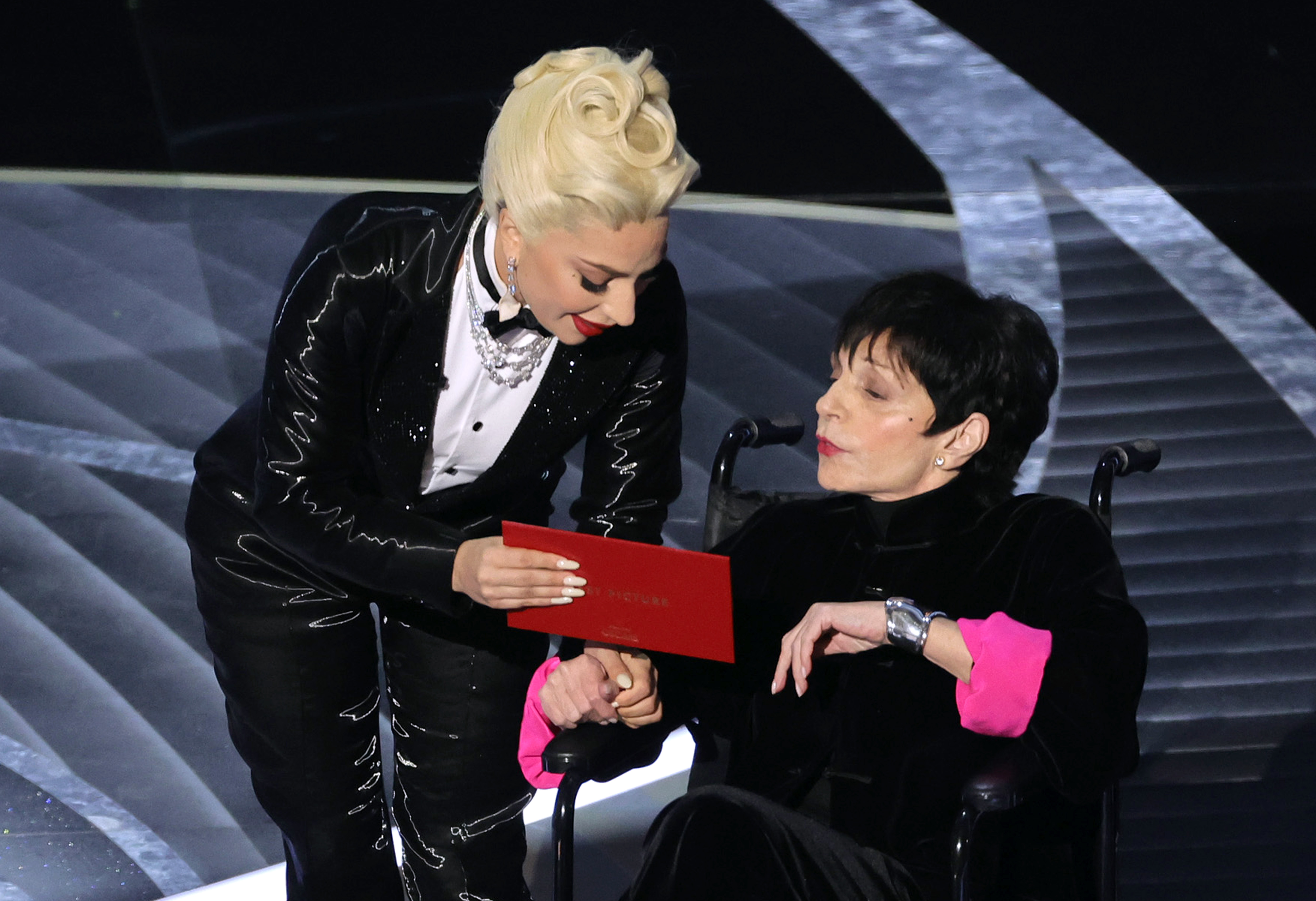 Lady Gaga and Liza Minnelli on March 27, 2022 in Hollywood, California | Source: Getty Images