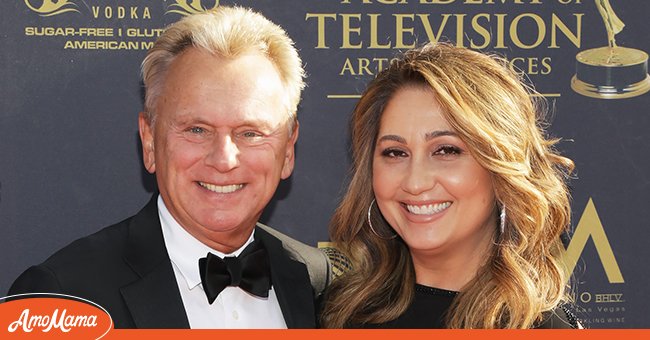 Pat Sajak and Lesly Brown at the 44th Annual Daytime Creative Arts Emmy Awards on April 28, 2017, in Pasadena, California. | Source: Jerritt Clark/WireImage/Getty Images
