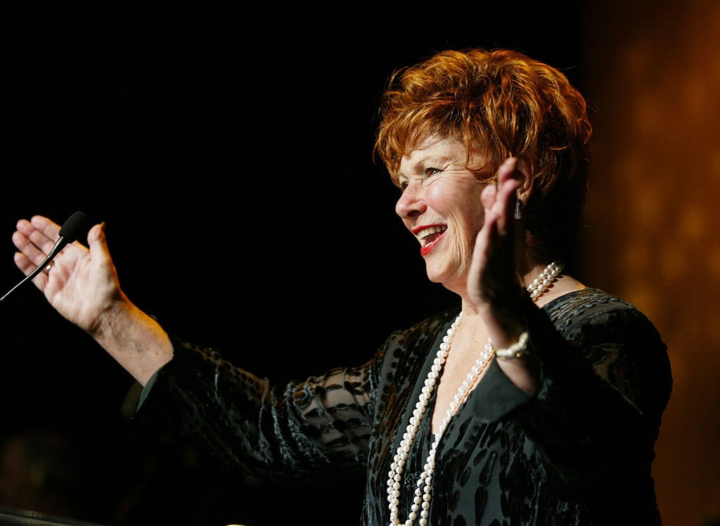 Marion Ross speaks on stage at the "So the World May Hear Awards Gala" fund raising event at the Century Plaza Hotel, November 6, 2003 in Los Angeles, California | Source: Getty Images