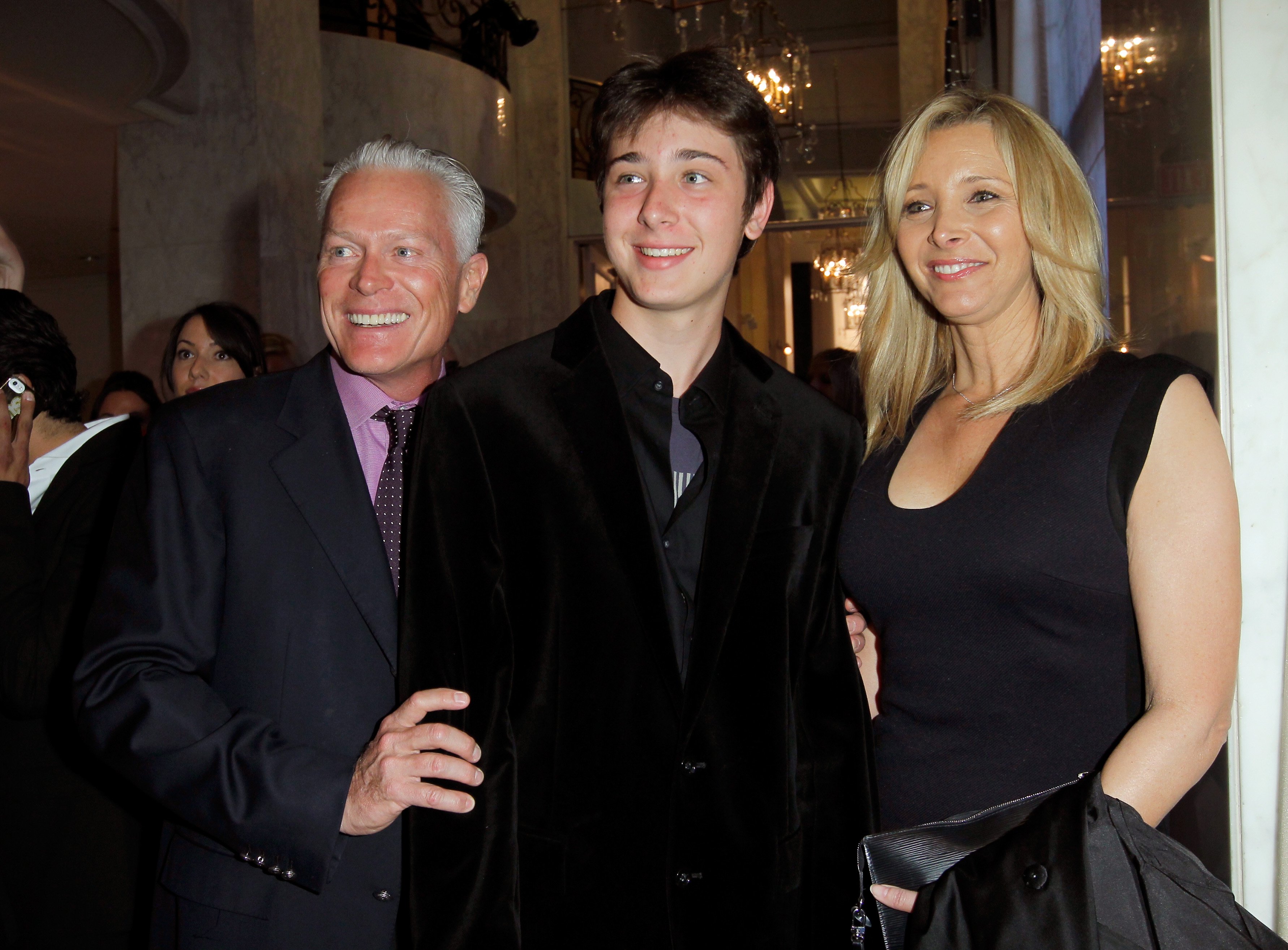 Michel Stern, Julian Murray Stern and actress Lisa Kudrow attend EIF Womens Cancer Research Funds 16th Annual An Unforgettable Evening at the Beverly Wilshire Four Seasons Hotel on May 2, 2013, in Beverly Hills, California. | Source: Getty Images.