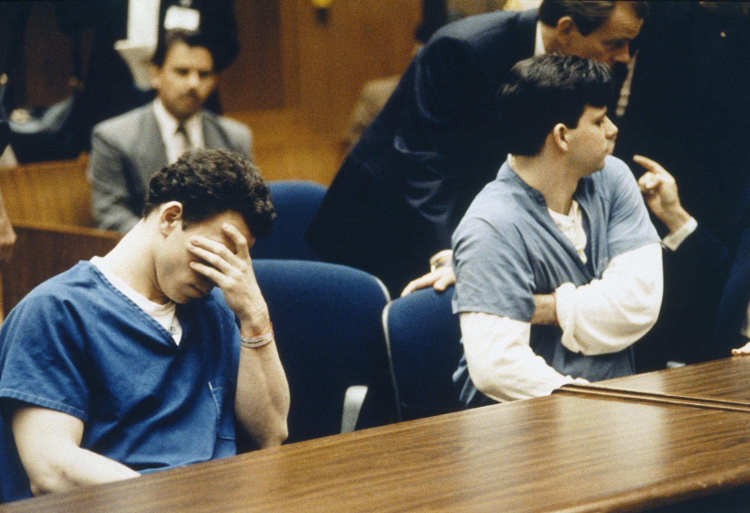 Lyle and Erik Menendez at their trial | Source: Getty Images