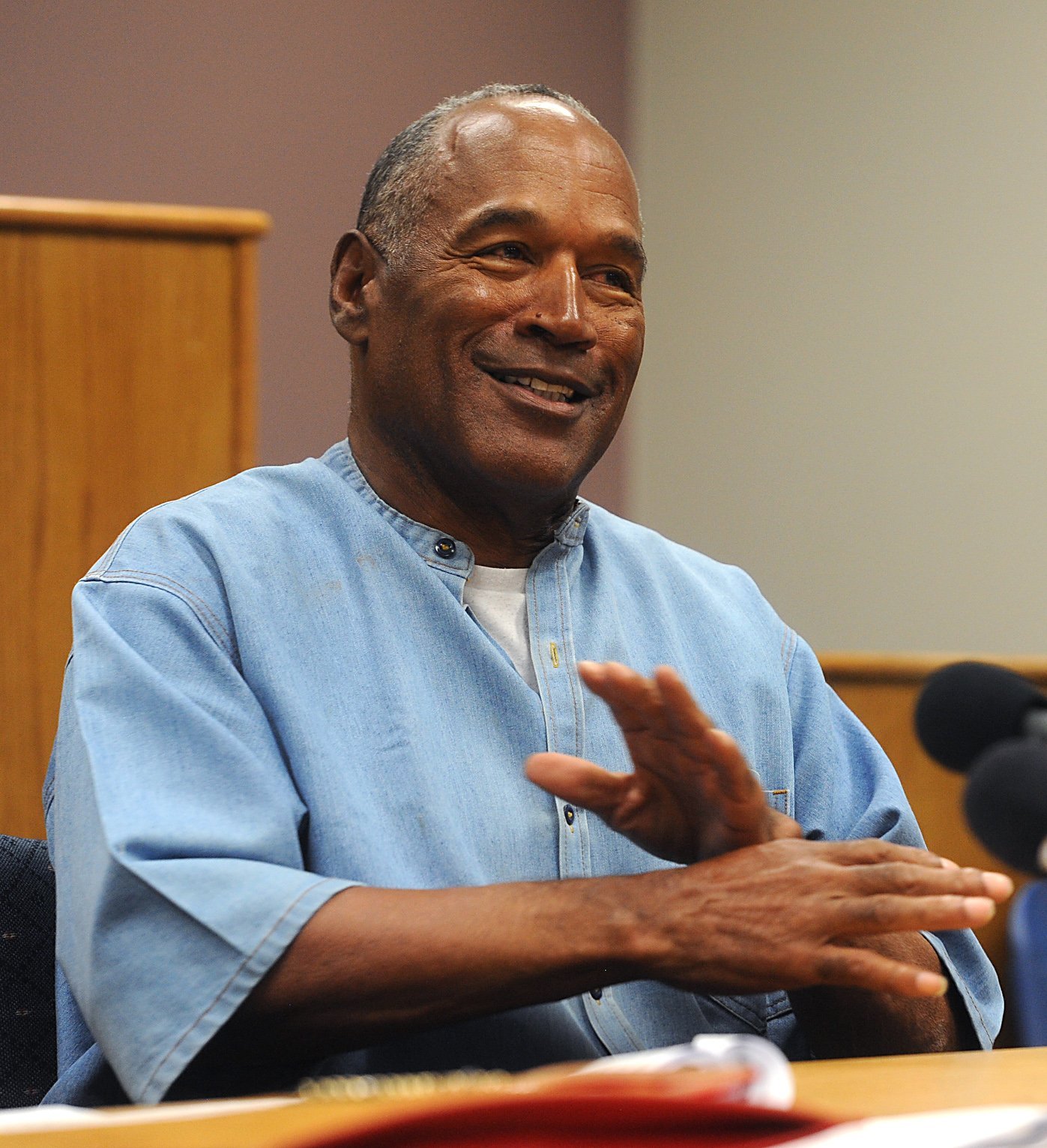 O.J. Simpson after a parole hearing at Lovelock Correctional Center in Lovelock, Nevada, U.S. on July 20, 2017. | Photo: Getty Images