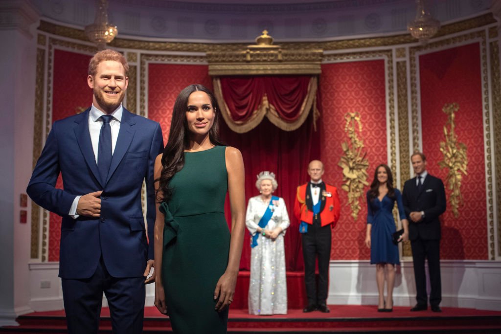 Madame Tussauds London moves its figures of the Duke and Duchess of Sussex from its Royal Family set to elsewhere | Photo: Getty Images