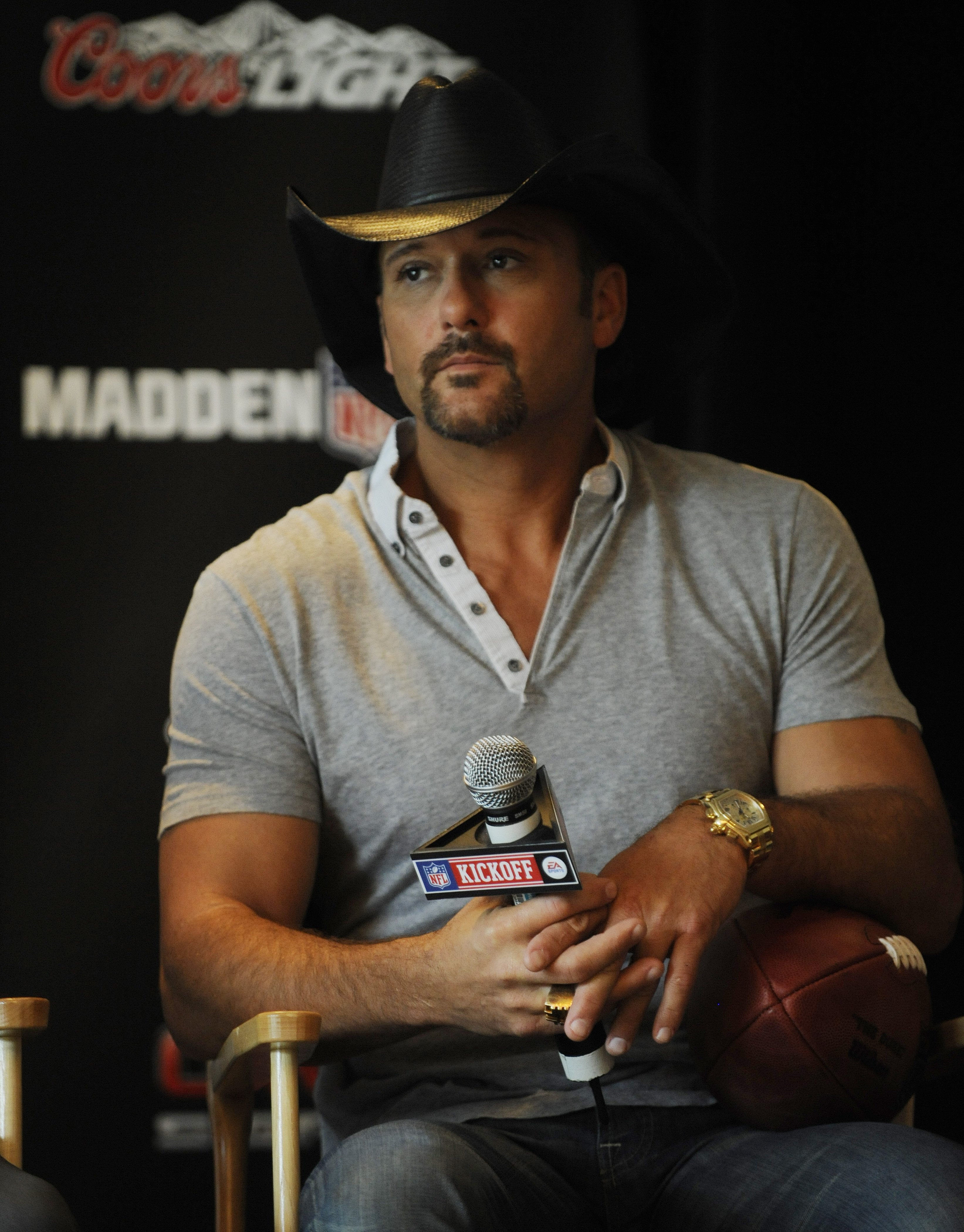 Tim McGraw at the 2009 NFL Opening Kickoff event on September 9, 2009 in Pittsburgh, Pennsylvania. | Photo: Getty Images