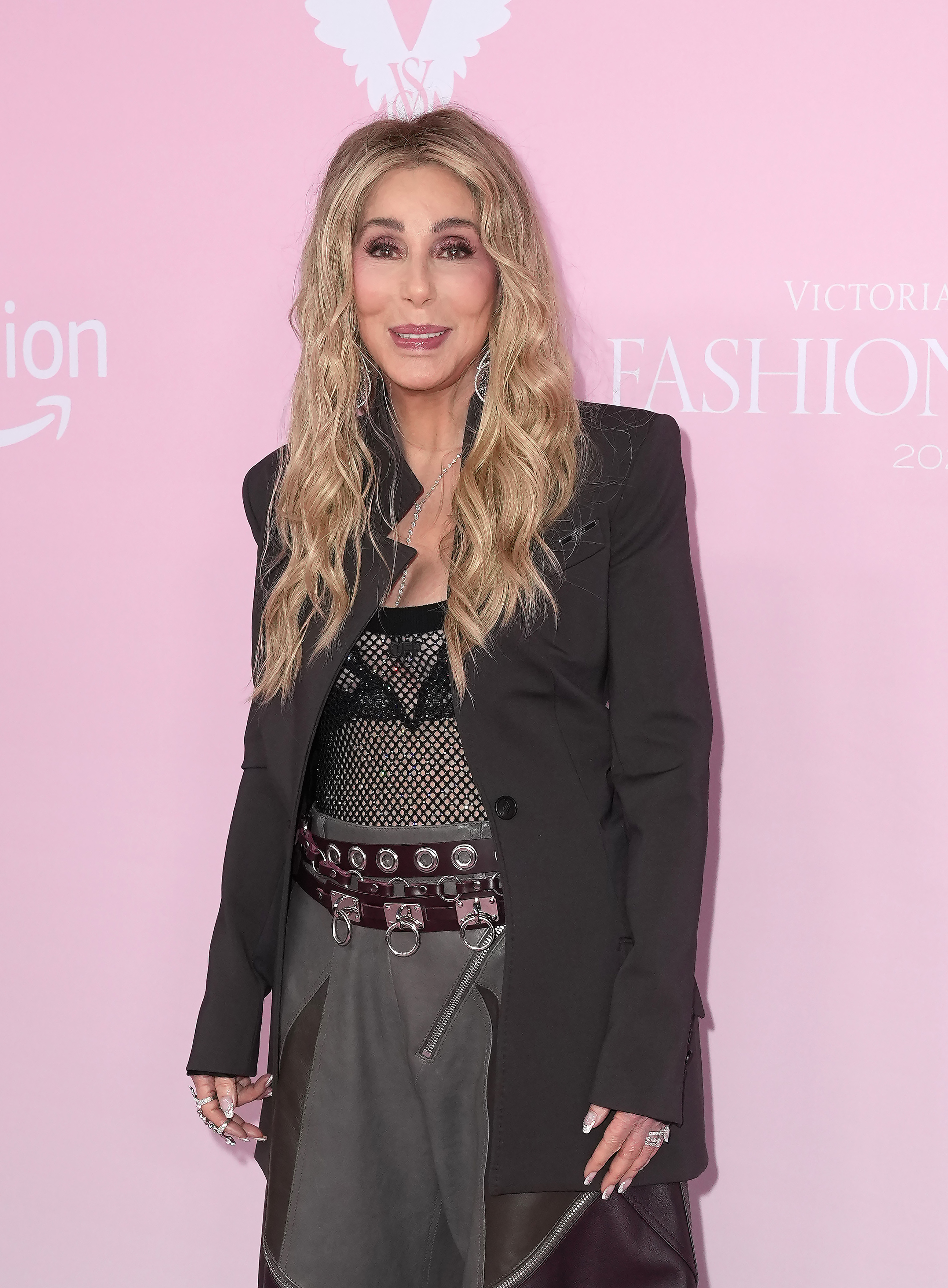 Cher at the 2024 Victoria's Secret Fashion Show in Brooklyn, New York, on October 15, 2024 | Source: Getty Images