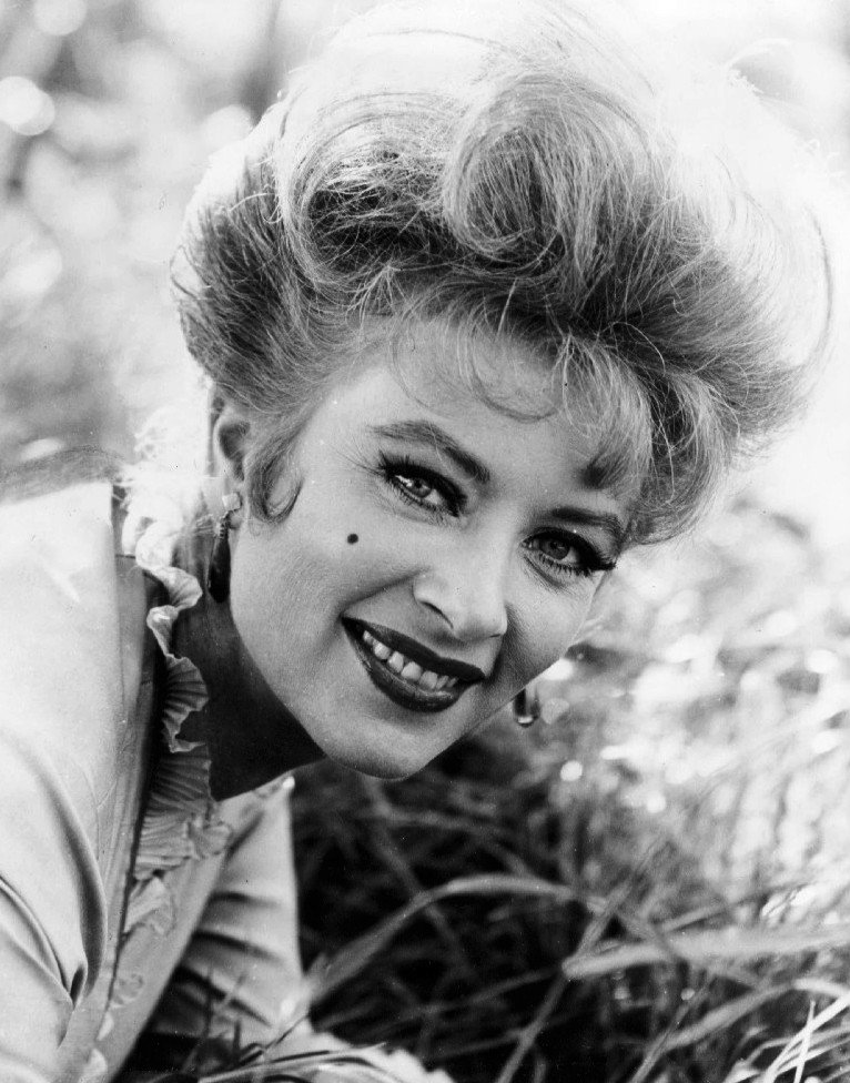 Promotional shot of Amanda Blake as Miss Kitty in 'Gunsmoke,' circa 1967 | Source: Wikimedia