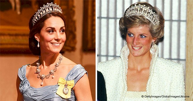 Kate Middleton pays tribute to Diana, turning heads in her exquisite tiara and flattering dress