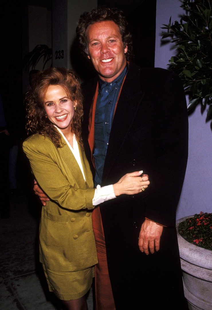 Linda Blair and Wings Hauser during Party for Mark Disalle's Premiere Productions - March 3, 1993 in Beverly Hills, California, United States. | Source: Getty Images