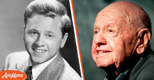 A studio portrait of American actor Mickey Rooney, circa 1945. (L), Mickey Rooney attending AMPAS Presents The Last Film Festival Series 70mm - "It's A Mad, Mad, Mad, Mad World" cast and crew reunite at the Academy of Motion Picture Arts and Sciences on July 9, 2012 in Beverly Hills, California.  (R) |  Photo: Getty Images