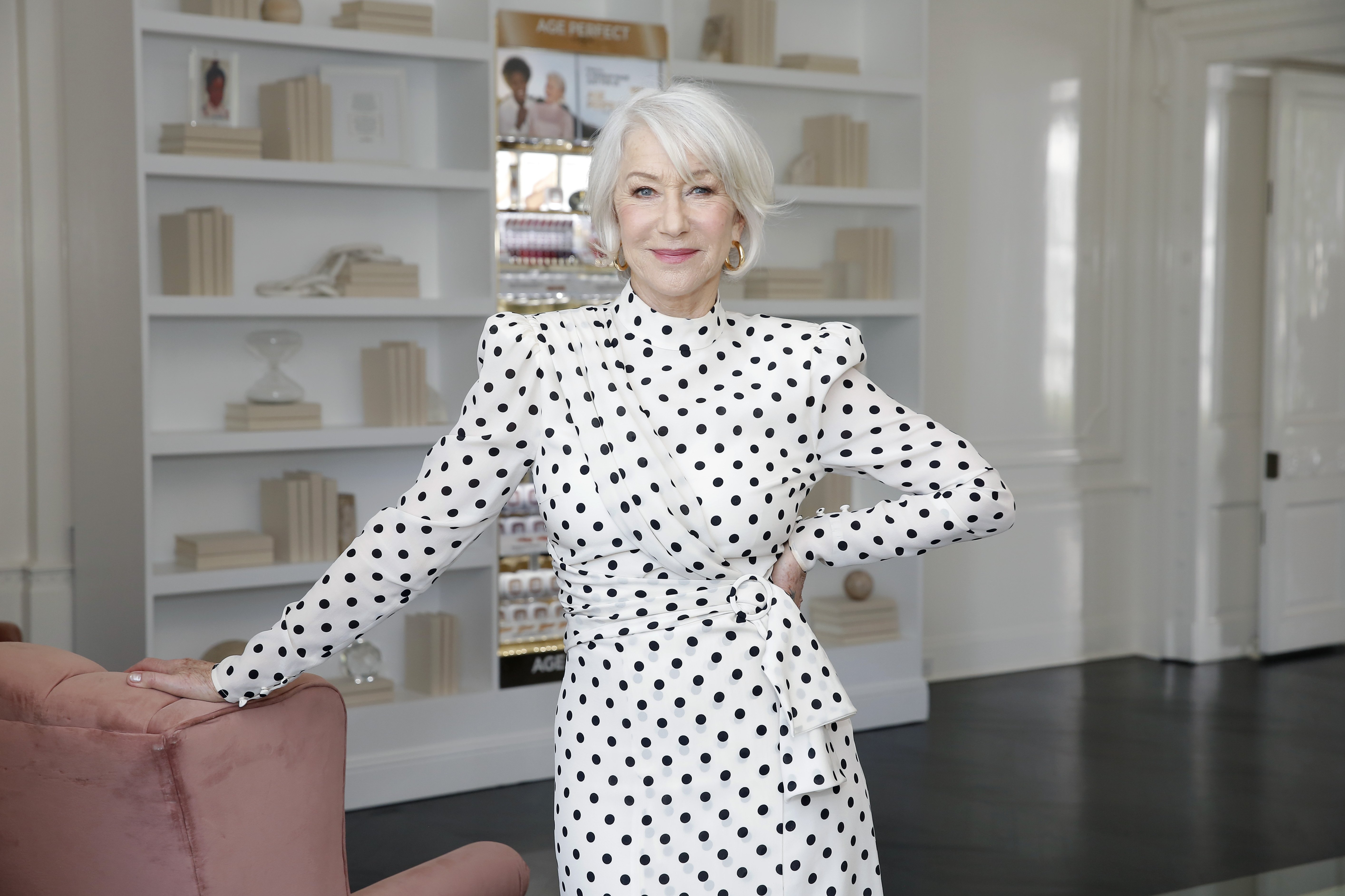 Helen Mirren joins L’Oréal Paris to celebrate the launch of Age Perfect Cosmetics on March 03, 2020 in Beverly Hills, California | Photo: Getty Images