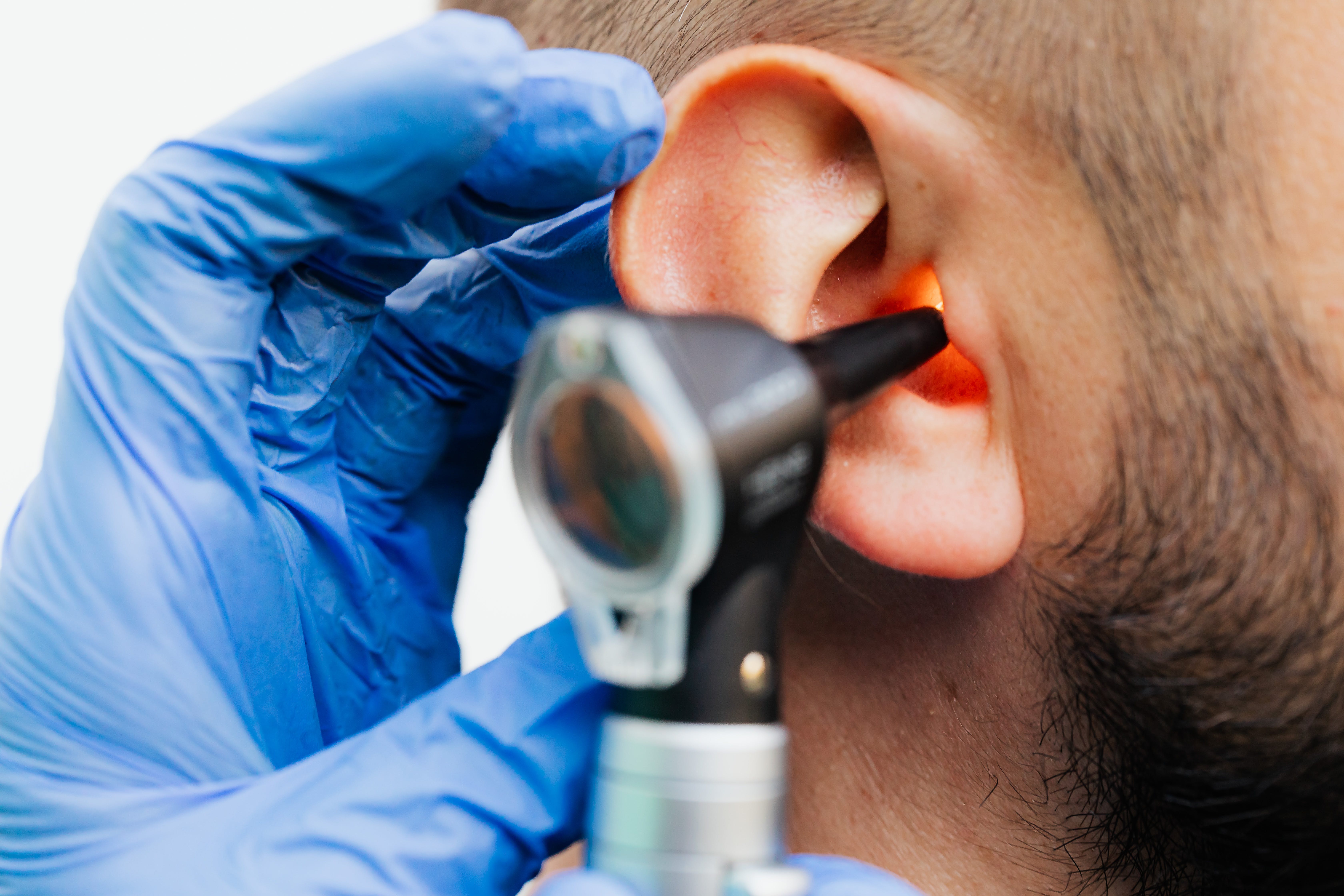 A patient having an ear examination. | Source: Pexels