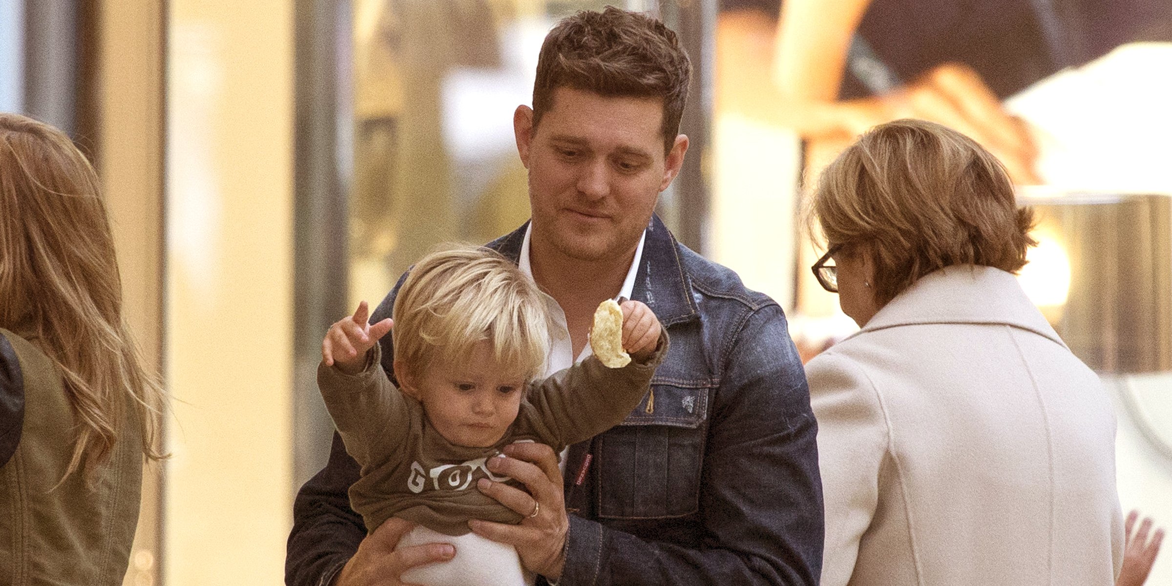 Michael Buble and Noah Buble | Source: Getty Images
