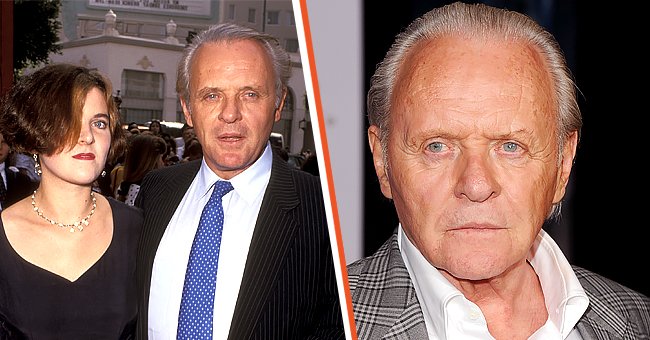  Popular Welsh actor, Anthony Hopkins and his daughter, Abigail Hopkins [left]  A portrait of legendary actor, Anthony Hopkins pright] | Photo: Getty Images