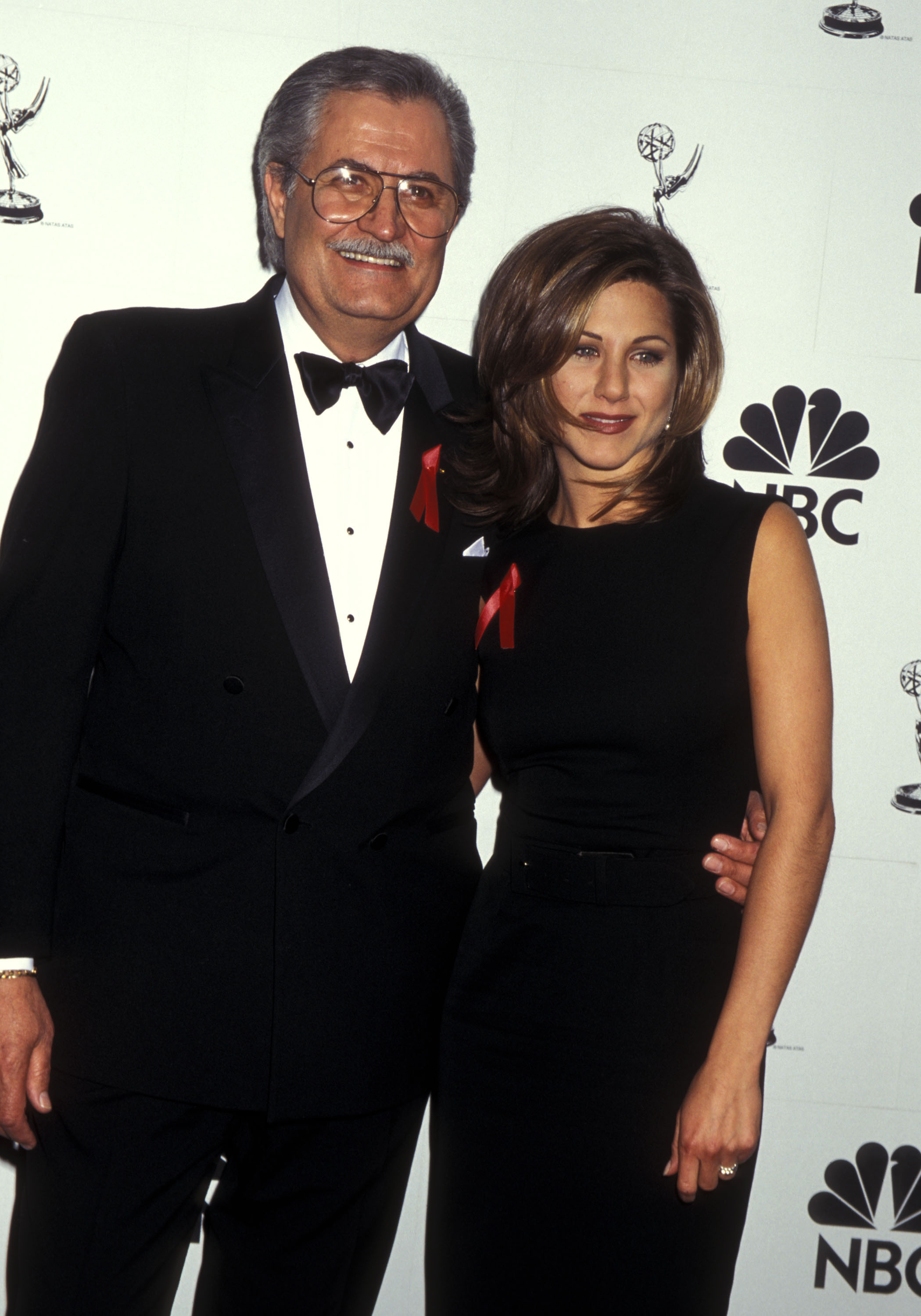 John and Jennifer Aniston at the 22nd Annual Daytime Emmy Awards in New York City on May 19, 1995 | Source: Getty Images