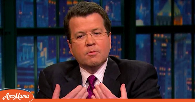 TV anchor Neil Cavuto on "Late Night with Seth Meyers" | Photo: Youtube.com/Late Night with Seth Meyers