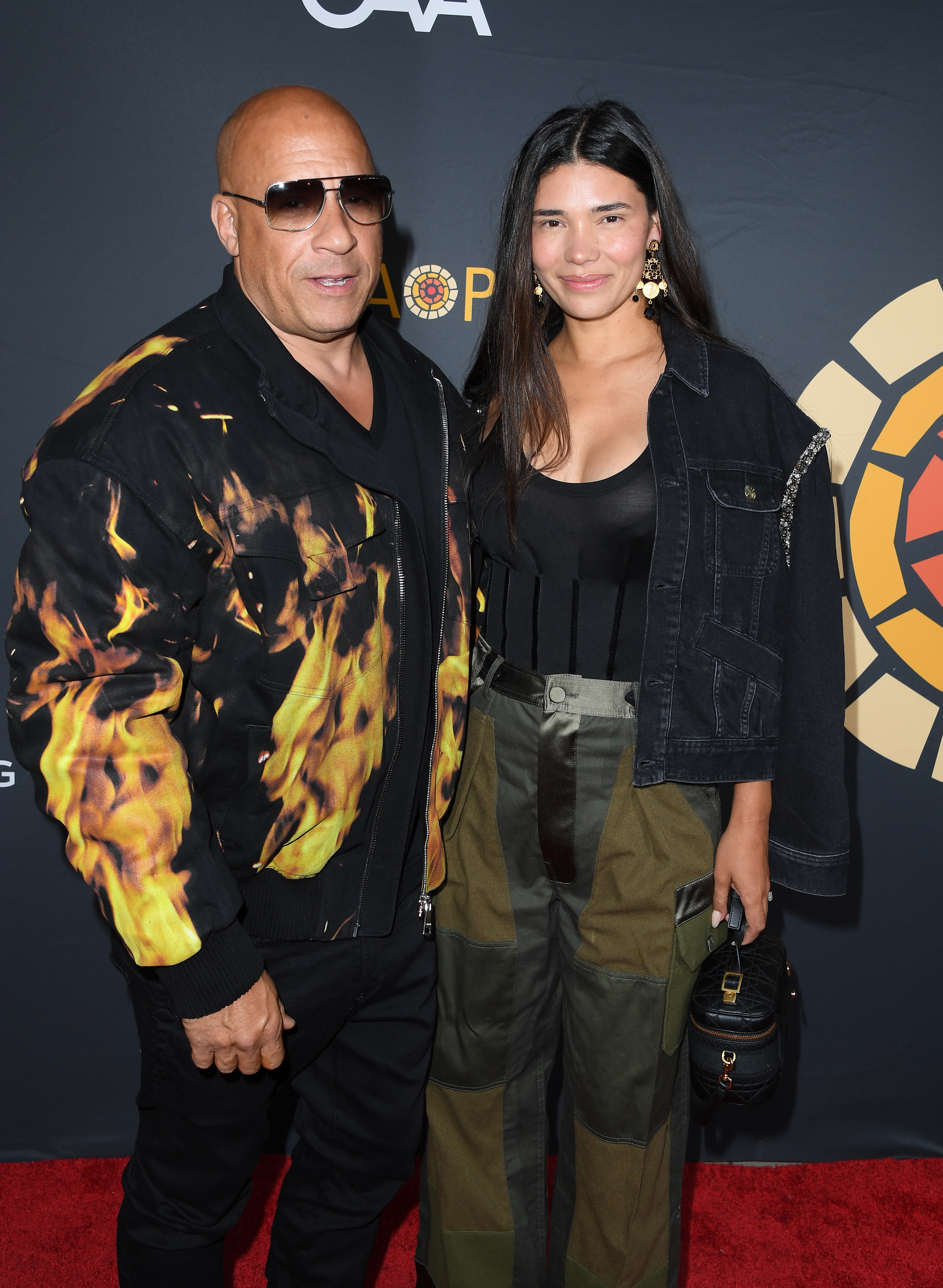 Vin Diesel and Paloma Jimenez attend the Charlize Theron Africa Outreach Project 2023 Block Party on May 20, 2023 in Universal City, California | Source: Getty Images