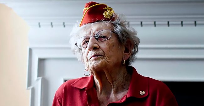 Dorothy “Dot” Cole, the oldest living U.S. Marine, celebrated her 107th birthday on September 19, 2020. | Photo: Facebook/U.S. Marine Corps