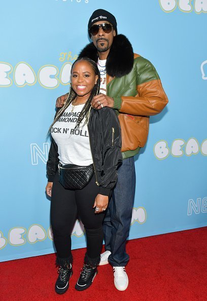 Shante Broadus and Snoop Dogg at the Los Angeles premiere of Neon on March 28, 2019 | Photo: Getty Images