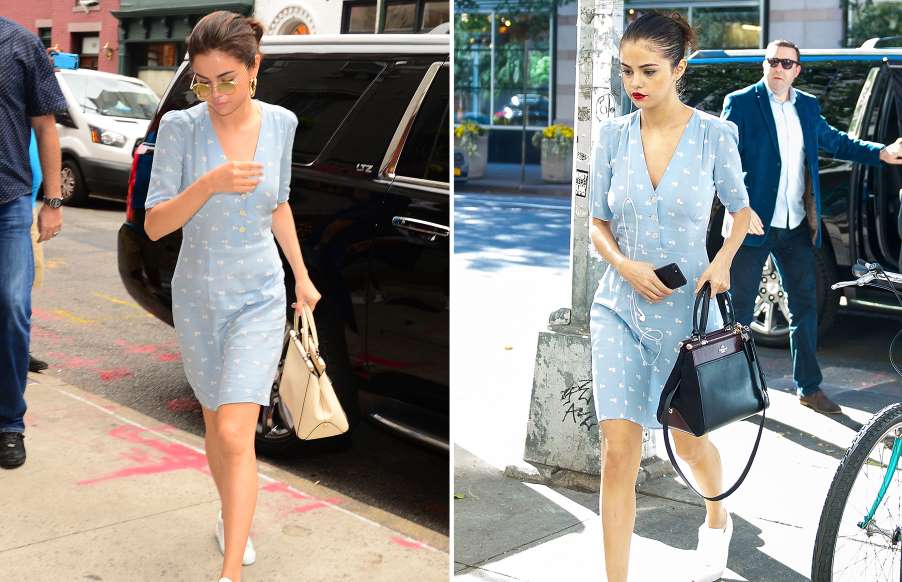 Selena Gómez también ha usado el mismo vestido dos veces. | Fotos: Getty 