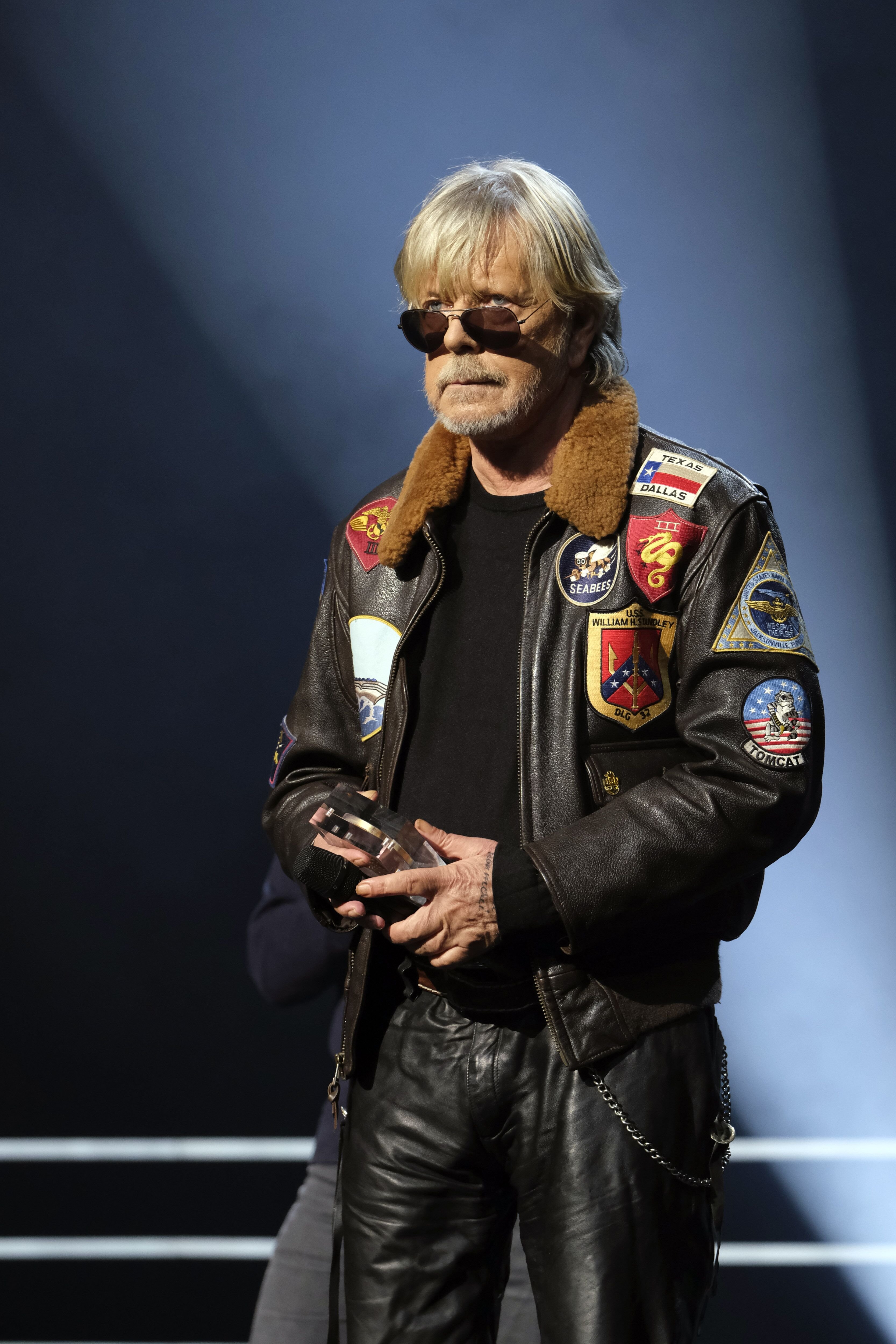 Renaud Sechan reçoit le "Grand Prix de la Sacem" à la Salle Pleyel à Paris, France. | Photo : Getty Images