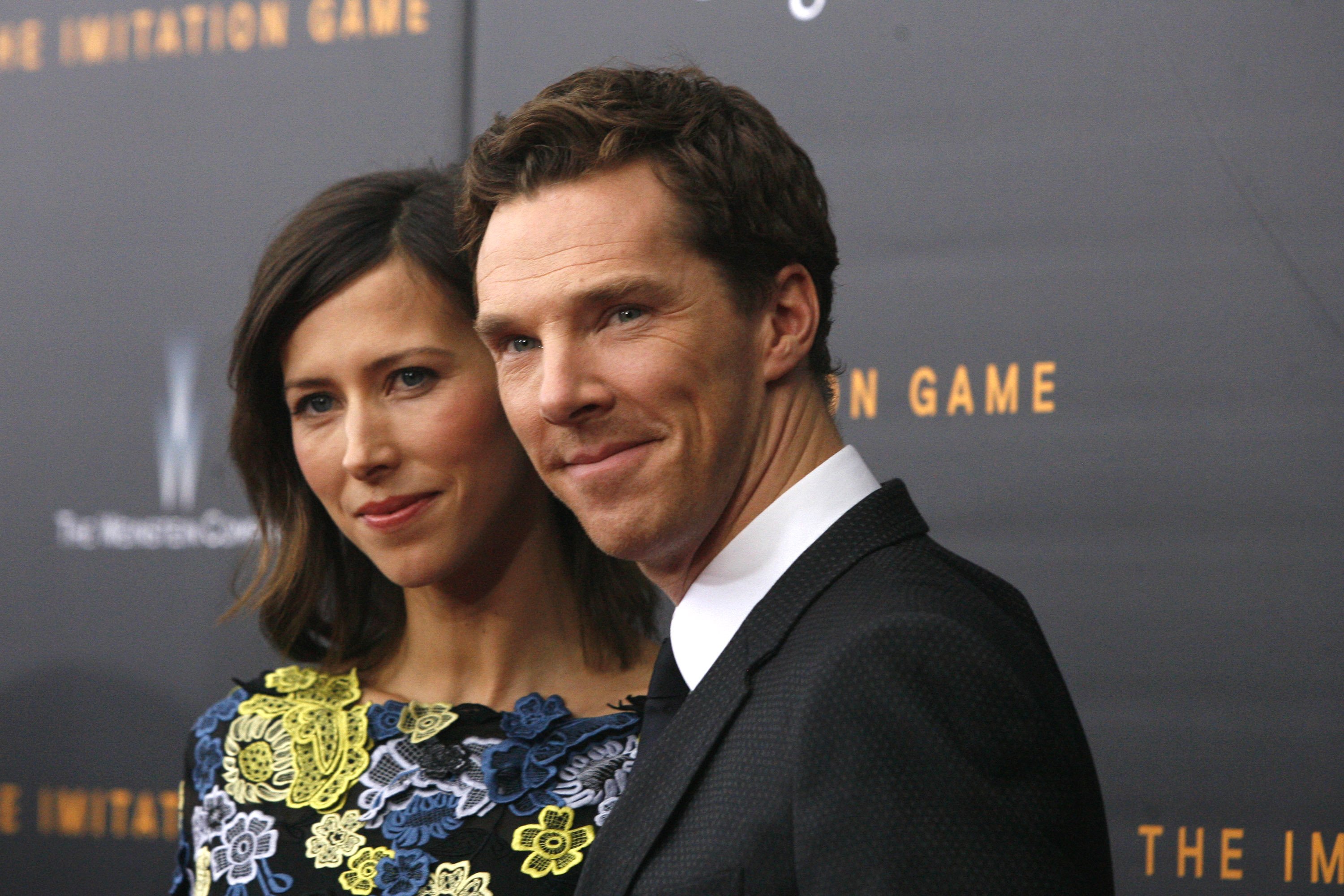 Sophie Hunter and her husband Benedict Cumberbatch attend the "The Imitation Game" premiere at Ziegfeld Theater on November 17, 2014, in New York City. | Source: Getty Images