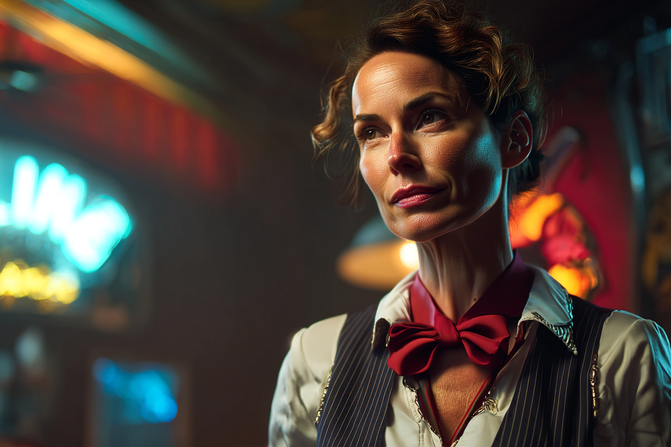 A waitress in a diner | Source: Midjourney