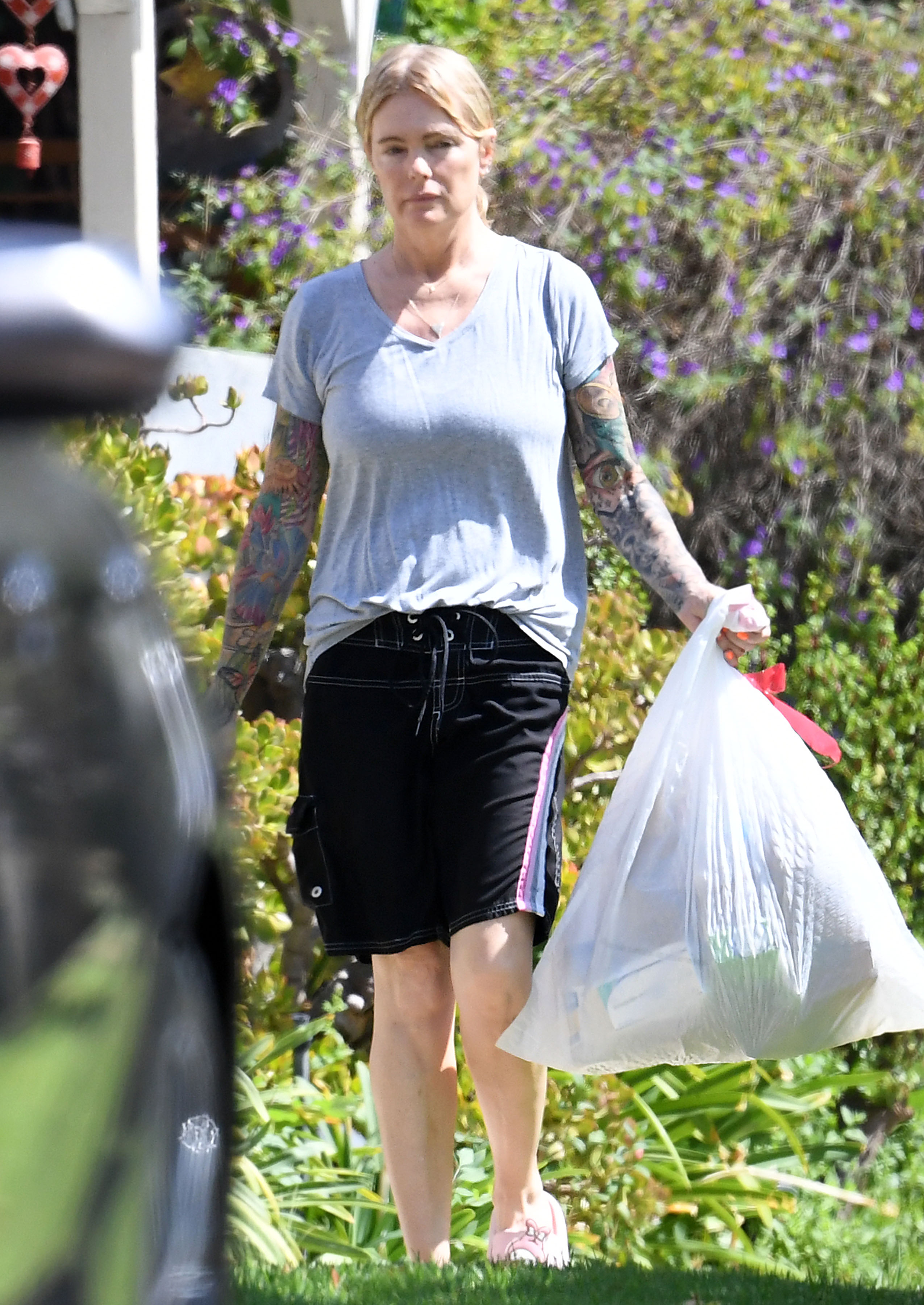 Erika Eleniak seen  in Los Angeles, California, on August 7, 2024. | Source: Getty Images