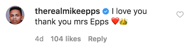 Mike Epps commented on Kyra Epps' Father's Day tribute that included photos of himself and their daughter, Indiana Rose Epps | Source: Instagram.com/kyraepps