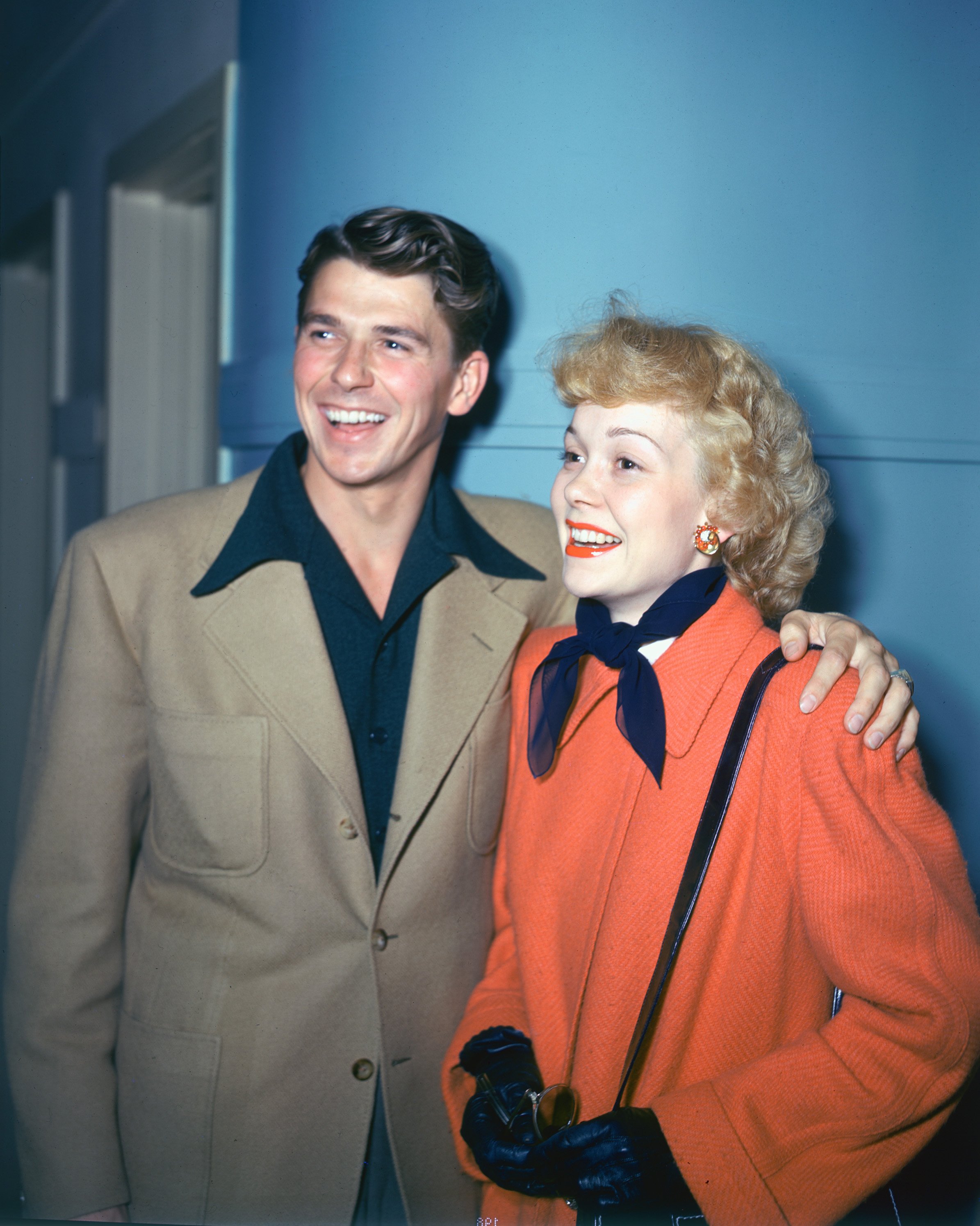 Picture of Ronald Reagan and Jane Wyman ,circa 1945 | Source: Getty Images
