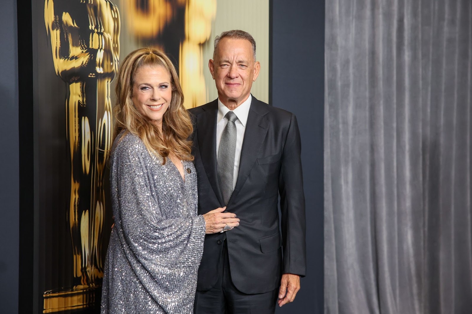 Rita Wilson and Tom Hanks at the 15th annual Governor's Awards on November 17, 2024, in Los Angeles, California. | Source: Getty Images