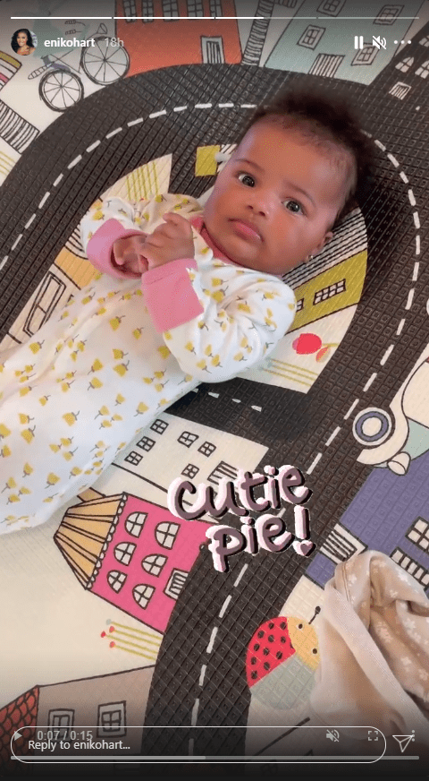 Eniko Hart shares a clip of her daughter Kaori with cute facial expression. | Photo: Instagram/Enikohart