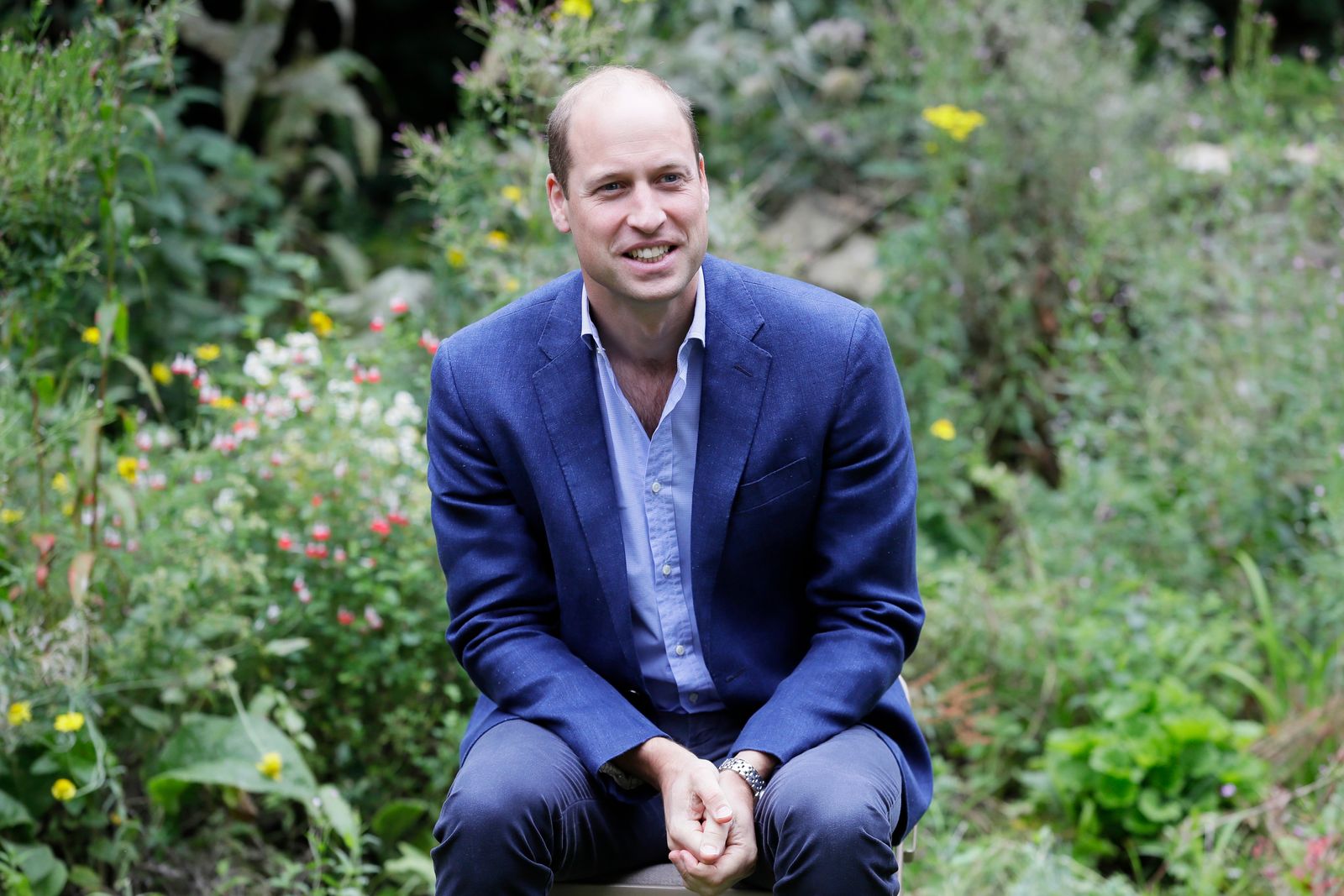 Prince William, Duke of Cambridge speaks during a visit to the Garden House part of the Light Project on July 16, 2020 | Photo: Getty Images 