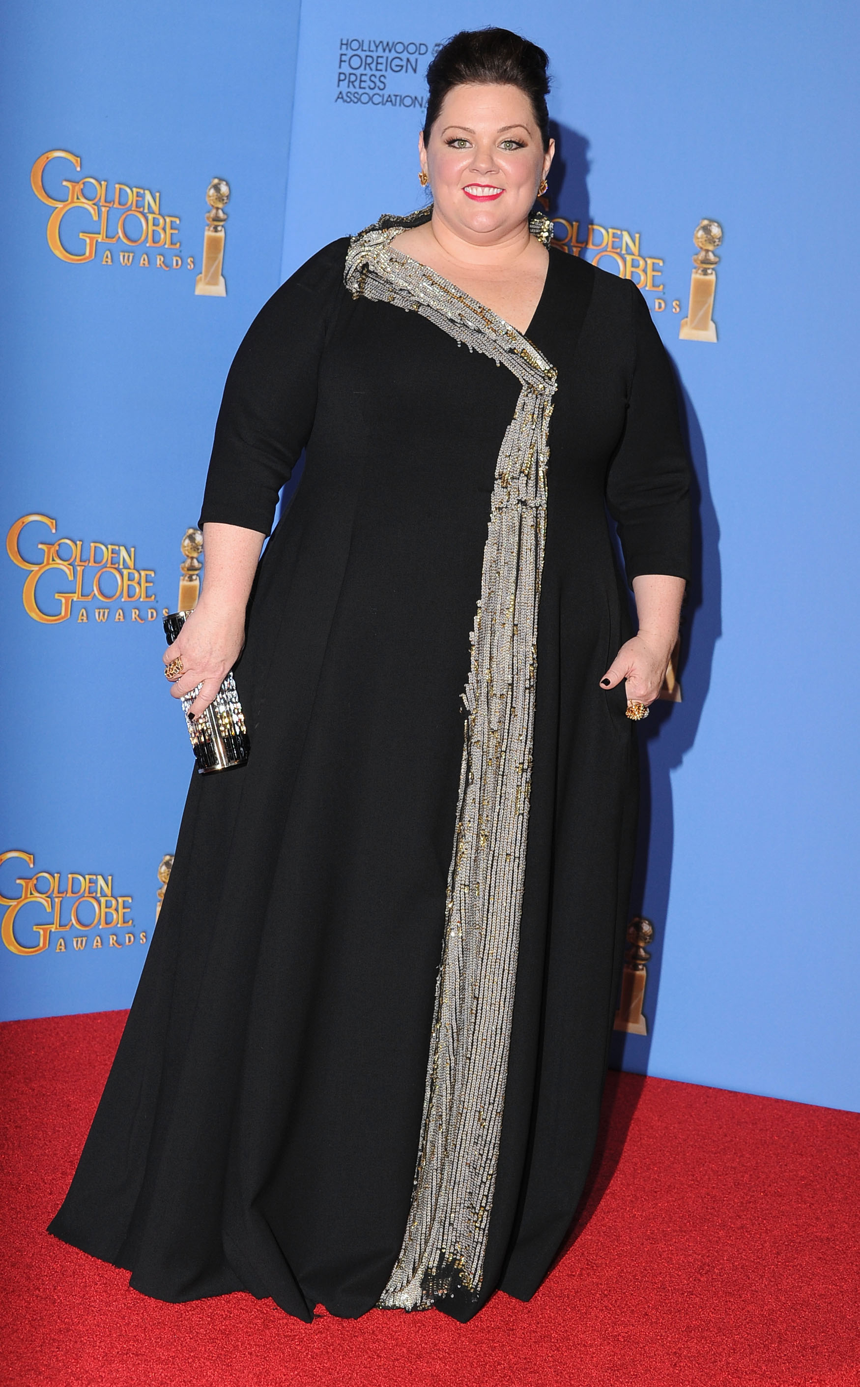 Melissa McCarthy during the 71st Annual Golden Globe Awards on January 12, 2014  | Source: Getty Images