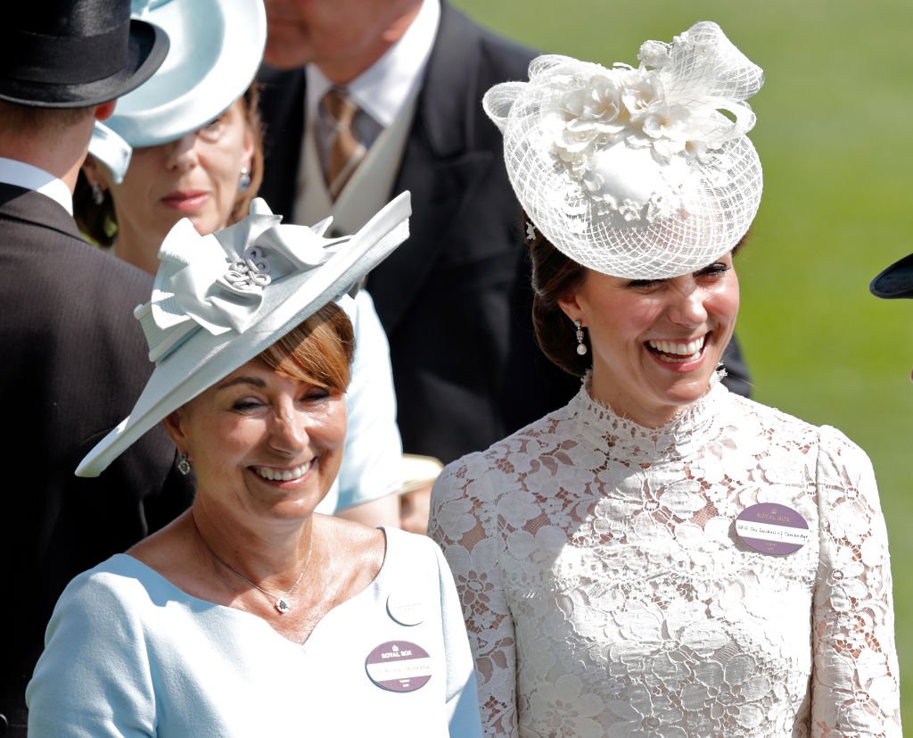Catherine, Duchess of Cambridge and her mother Carole Middleton attend day 1 of Royal Ascot at Ascot Racecourse | Photo: Getty Images