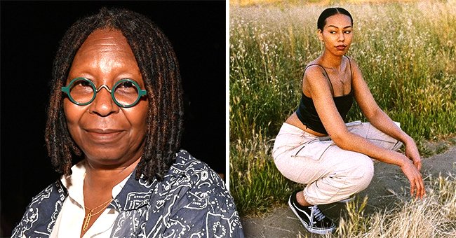 Whoopi Goldbergs Granddaughter Jerzey Kennedy Poses In Field And Flaunts Fit Body 