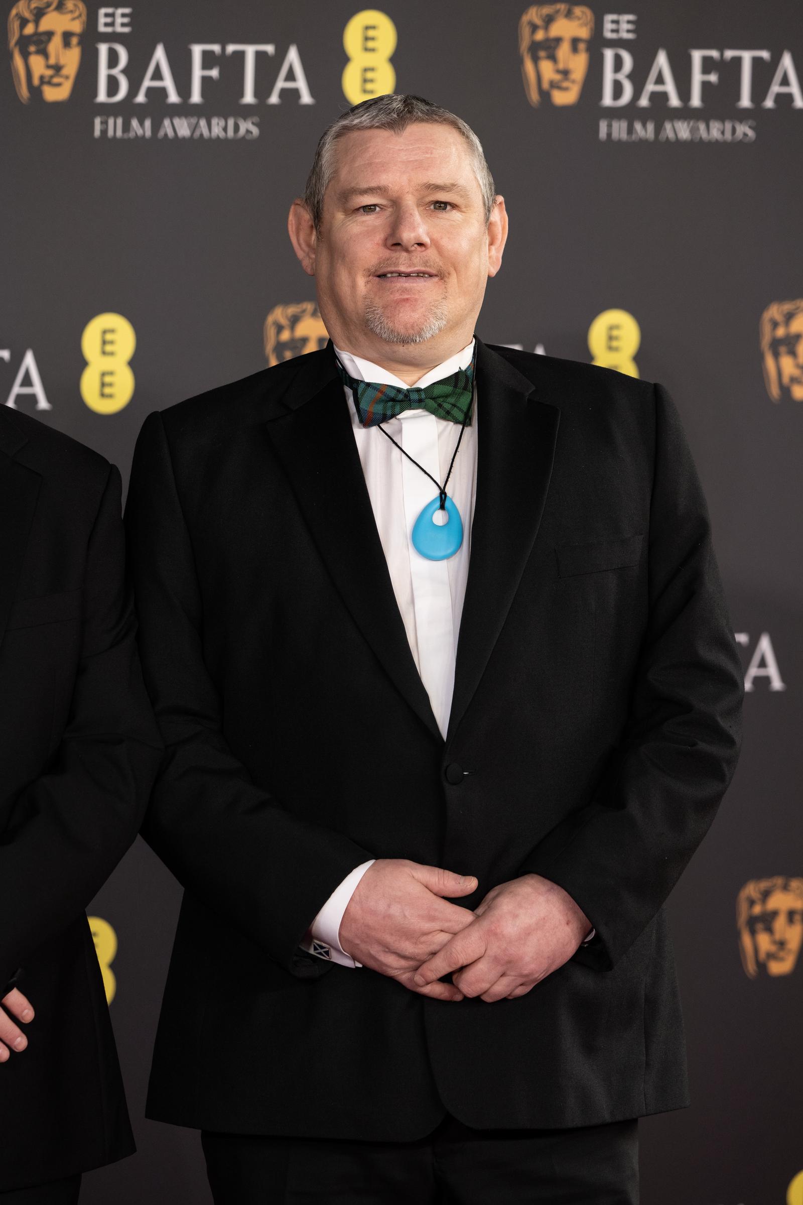 John Davidson at the 2026 EE BAFTA Awards at The Royal Festival Hall on February 22 in London, England. | Source: Getty Images