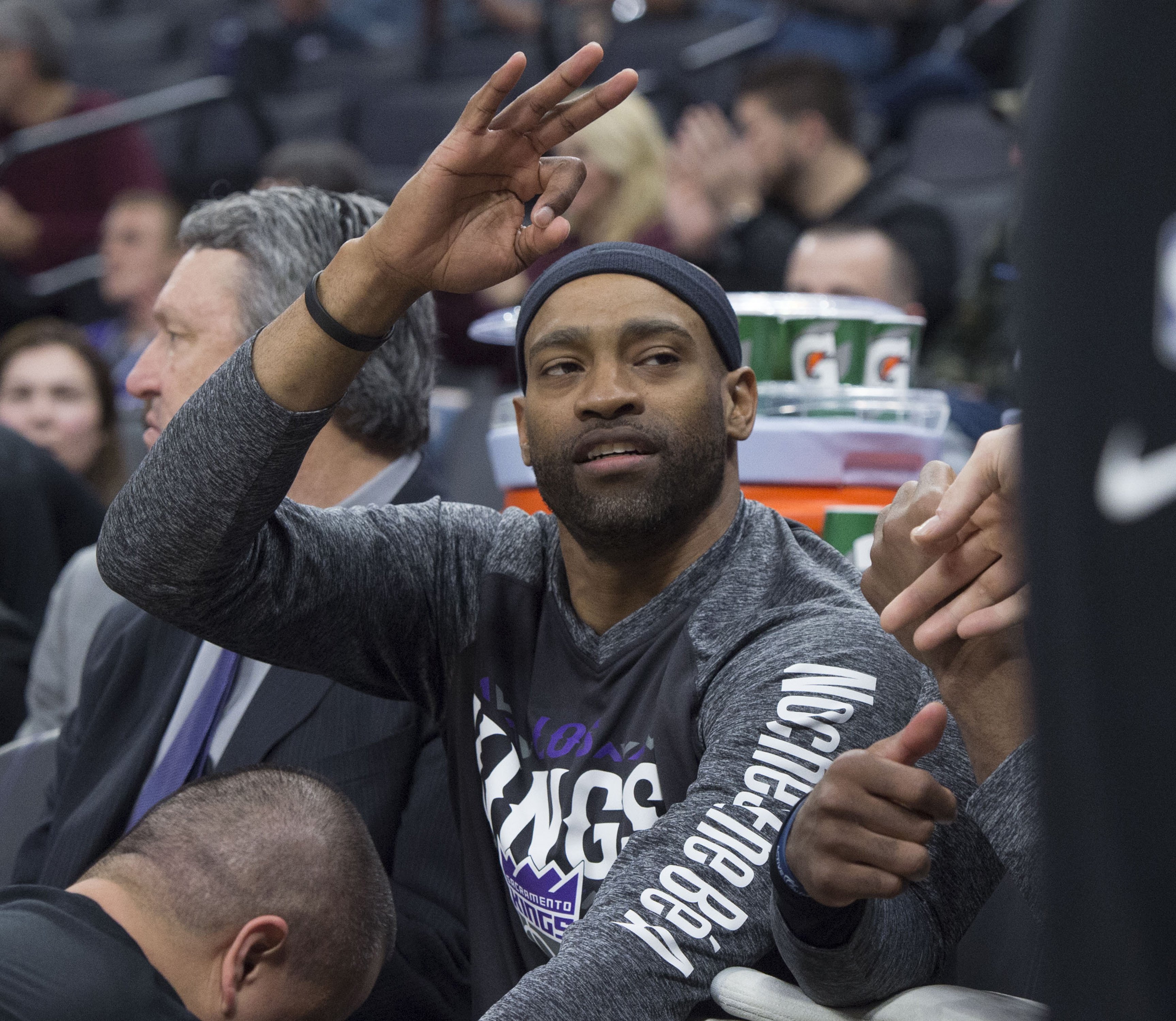 Vince Carter in the first quarter against the Orlando Magic on Friday, March 9, 2018 at the Golden 1 Center in Sacramento, Calif. | Source: Getty Images