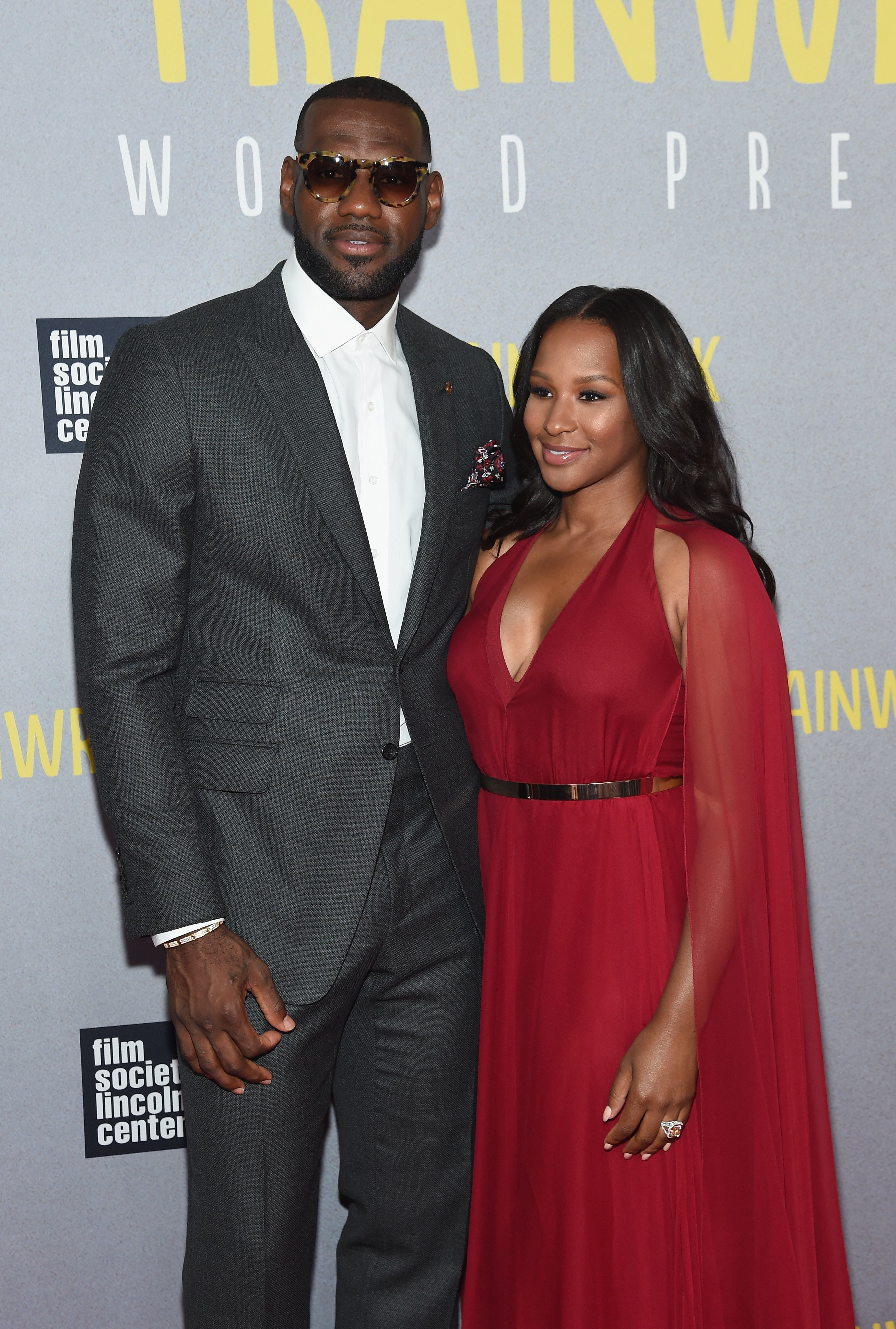 NBA player LeBron James and wife Savannah Brinson attend the "Trainwreck" New York Premiere at Alice Tully Hall | Photo: Getty Images