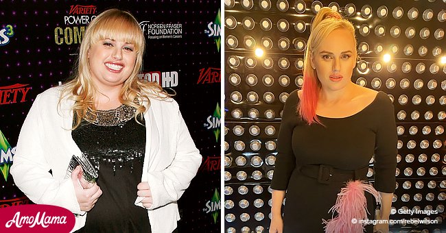 Rebel Wilson Shows of Her Tiny Waist in a Skin-Tight Black Dress ...