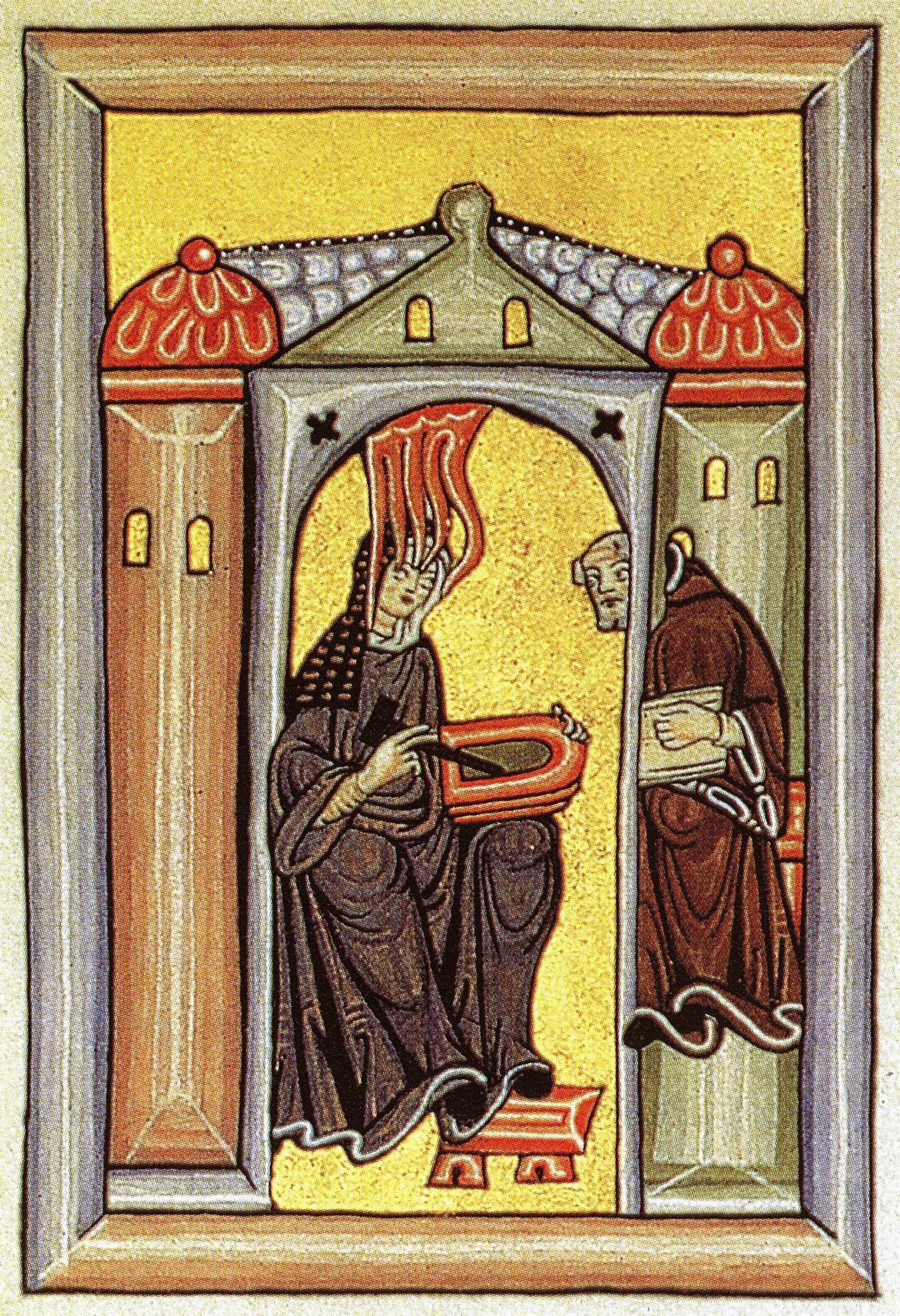 Santa y fundadora Sibila del Rin . Profetisa teutónica.| Fuente: Wikipedia