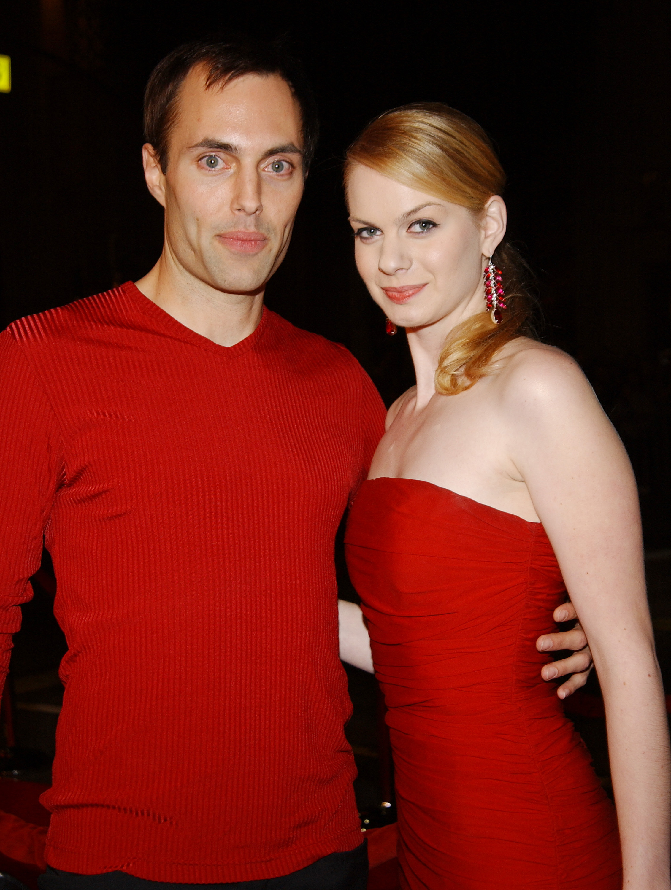 James Haven and girlfriend Rachel Anderson at the "Alexander" world premiere - arrivals on November 16, 2004 | Source: Getty Images